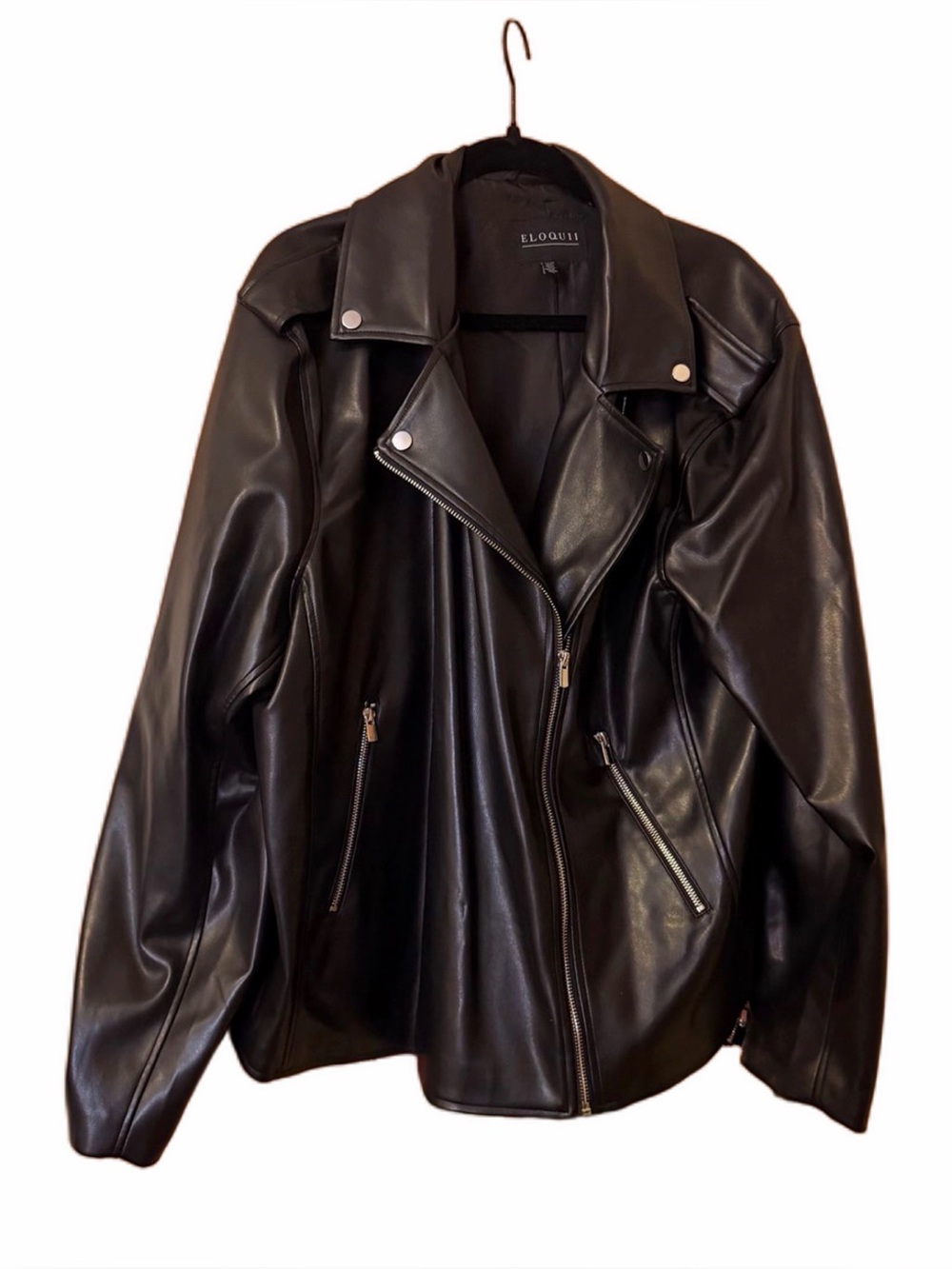 22/24 Eloquii Relaxed Moto Jacket